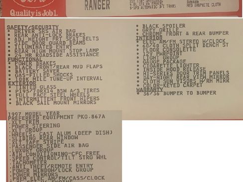 Used 1997 Ford Ranger 2WD Regular Cab image 7