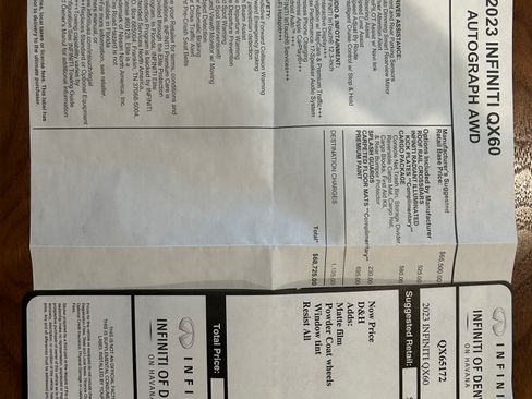 Used 2023 INFINITI QX60 Autograph w/ Cargo Package image 18