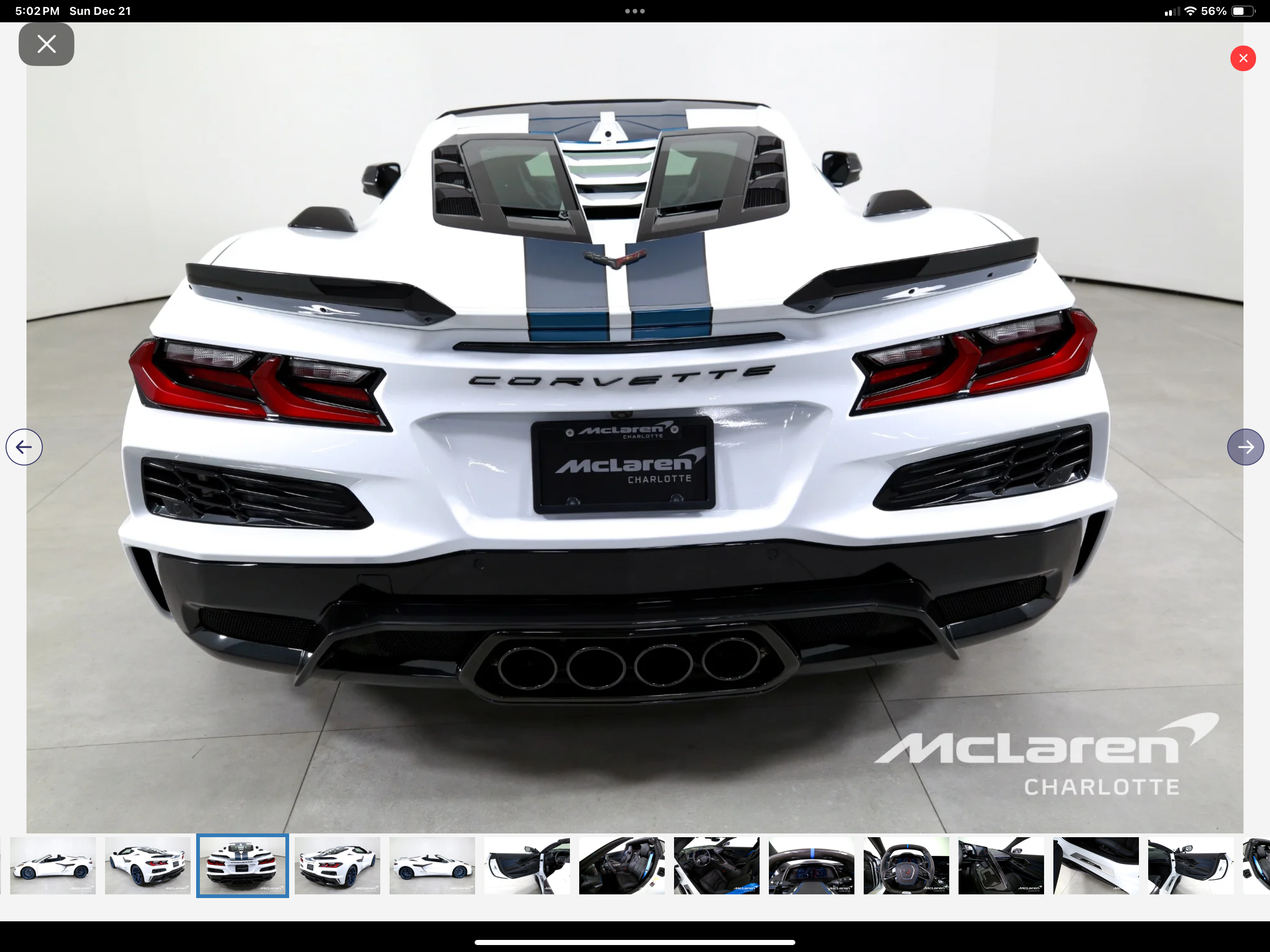 Used 2025 Chevrolet Corvette ZR1 w/ Stealth Interior Trim Package RWD image 13