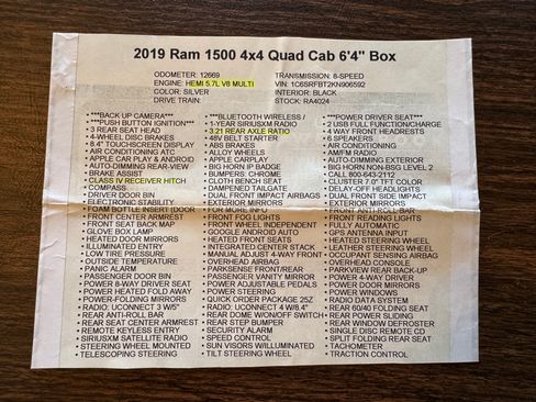 Used 2019 RAM 1500 Big Horn image 12