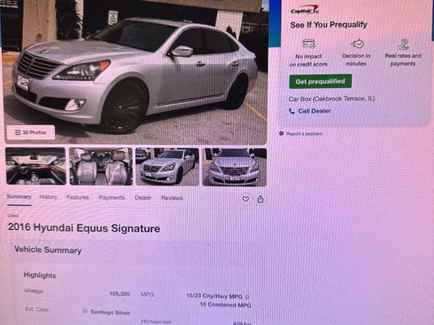 Used 2016 Hyundai Equus Signature RWD image 13