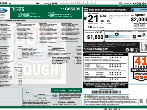 Used 2019 Ford F150 XLT w/ Equipment Group 302A Luxury image 2