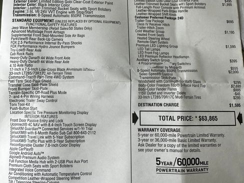 Used 2022 Jeep Gladiator Mojave w/ LED Lighting Group image 18