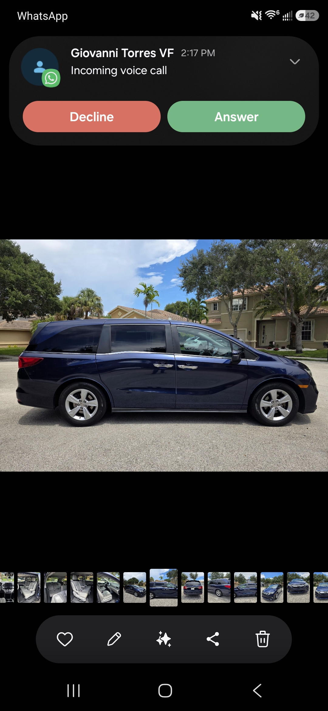 Used 2019 Honda Odyssey EX-L image 9
