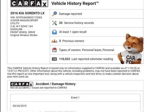 Used 2016 Kia Sorento LX w/ LX Convenience Package image 30