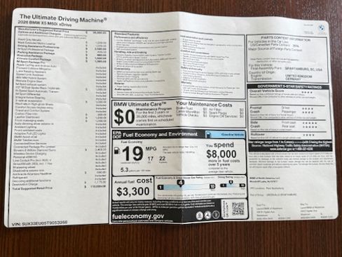 Used 2026 BMW X5 M60i image 12