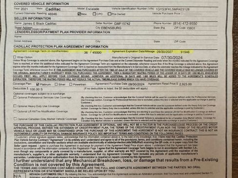 Used 2021 Cadillac Escalade Sport w/ Driver Assist Tech Package image 26