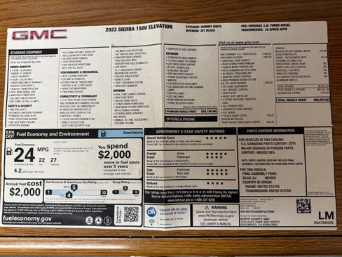 Used 2023 GMC Sierra 1500 Elevation w/ Preferred Package image 27