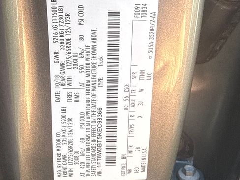 Used 2019 Ford F350 Platinum w/ Platinum Ultimate Package image 14