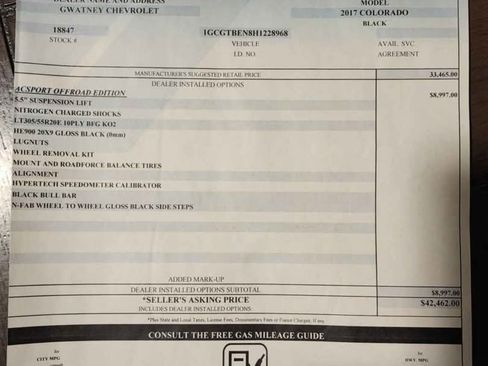 Used 2017 Chevrolet Colorado W/T w/ WT Convenience Package image 12