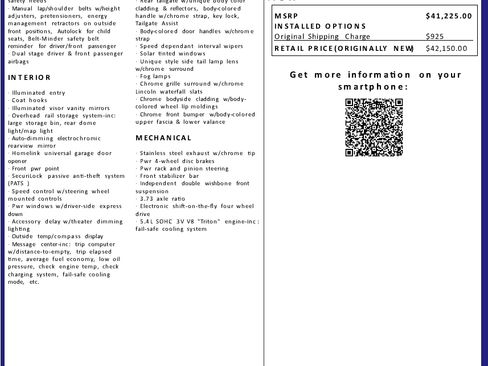 Used 2007 Lincoln Mark LT 4x4 image 11