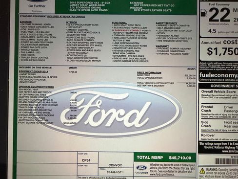 Used 2019 Ford Ranger Lariat w/ Equipment Group 501A Mid AWD/4WD image 13
