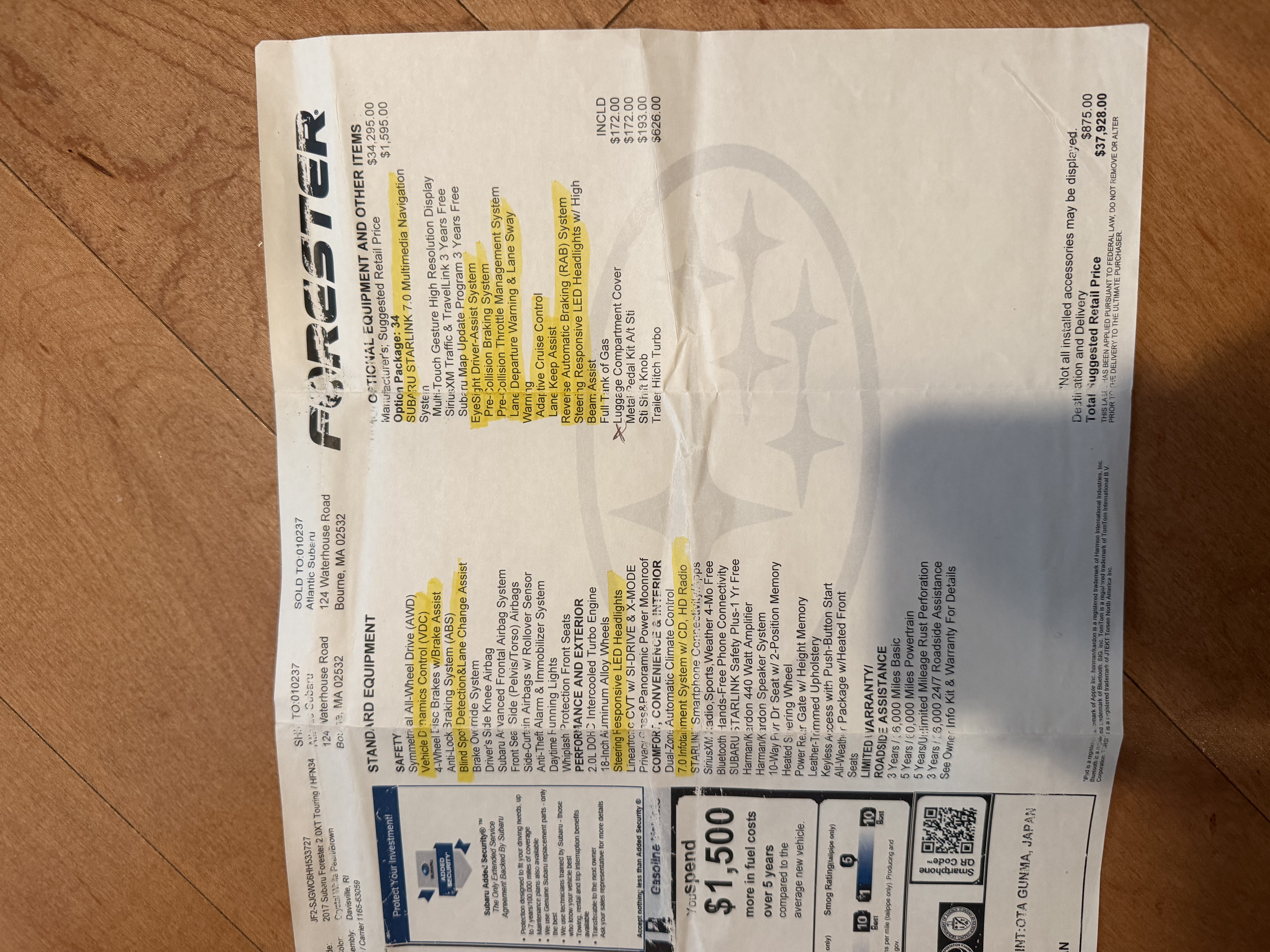 Used 2017 Subaru Forester 2.0XT Touring AWD/4WD image 18
