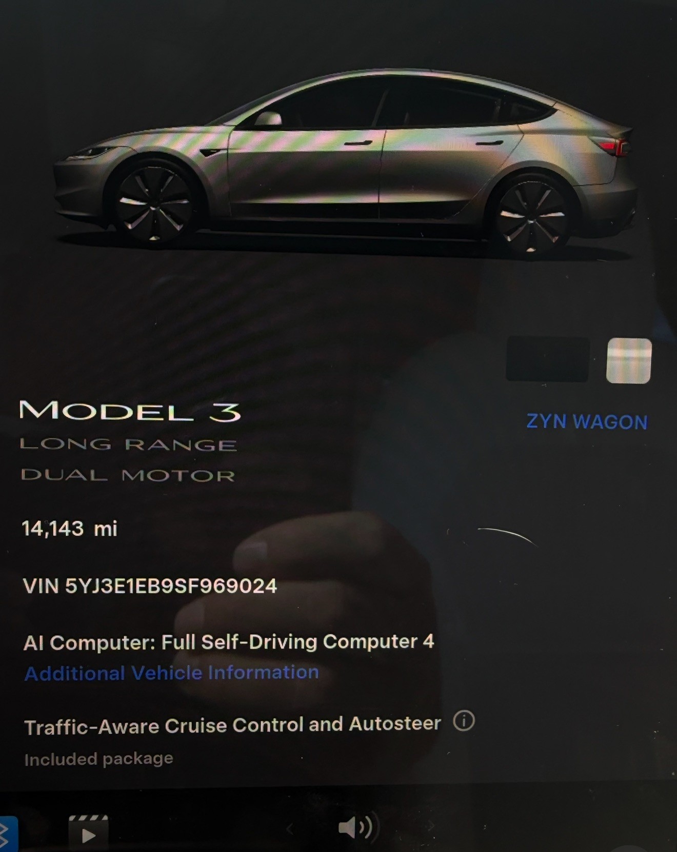 Used 2025 Tesla Model 3 Long Range AWD/4WD image 2