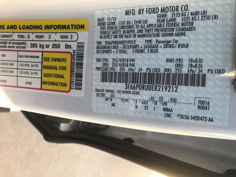 Used 2014 Ford Fusion Titanium FWD image 9