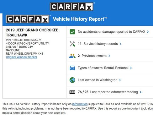 Used 2019 Jeep Grand Cherokee Trailhawk w/ Trailhawk Luxury Group image 31