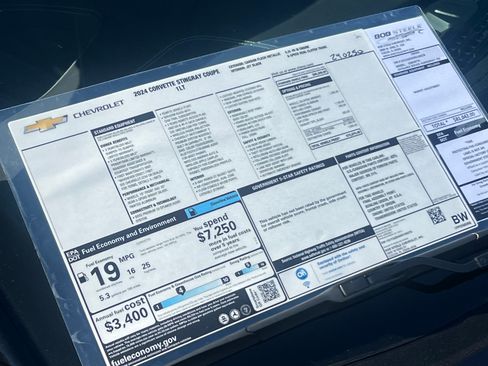 Used 2024 Chevrolet Corvette Stingray Coupe w/ 1LT image 12