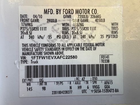 Used 2010 Ford F150 Platinum image 31