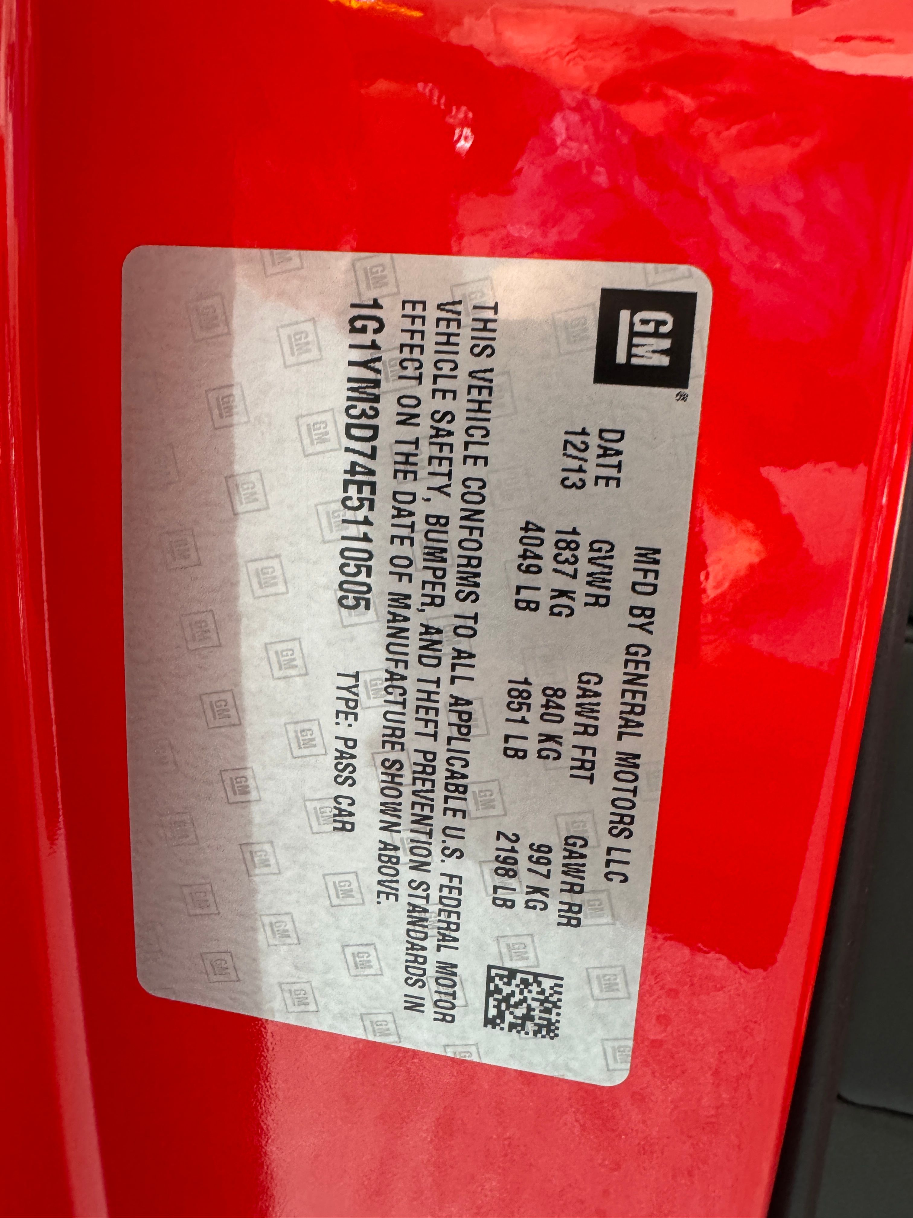 Used 2014 Chevrolet Corvette Stingray Convertible w/ 3LT Preferred Equipment Group RWD image 1