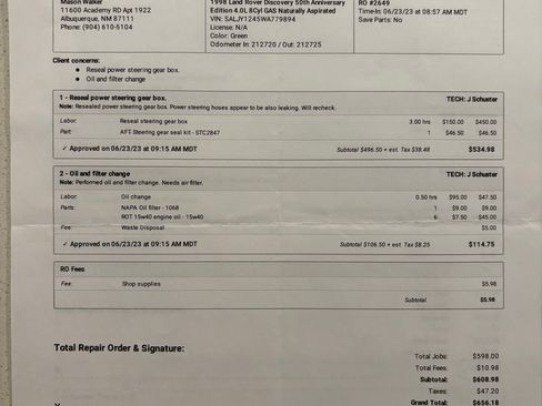 Used 1998 Land Rover Discovery LSE image 16