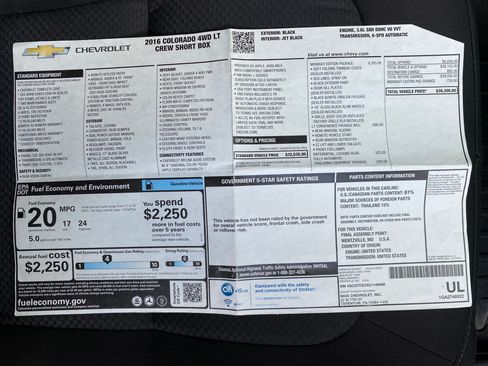 Used 2016 Chevrolet Colorado LT w/ Midnight Edition image 16