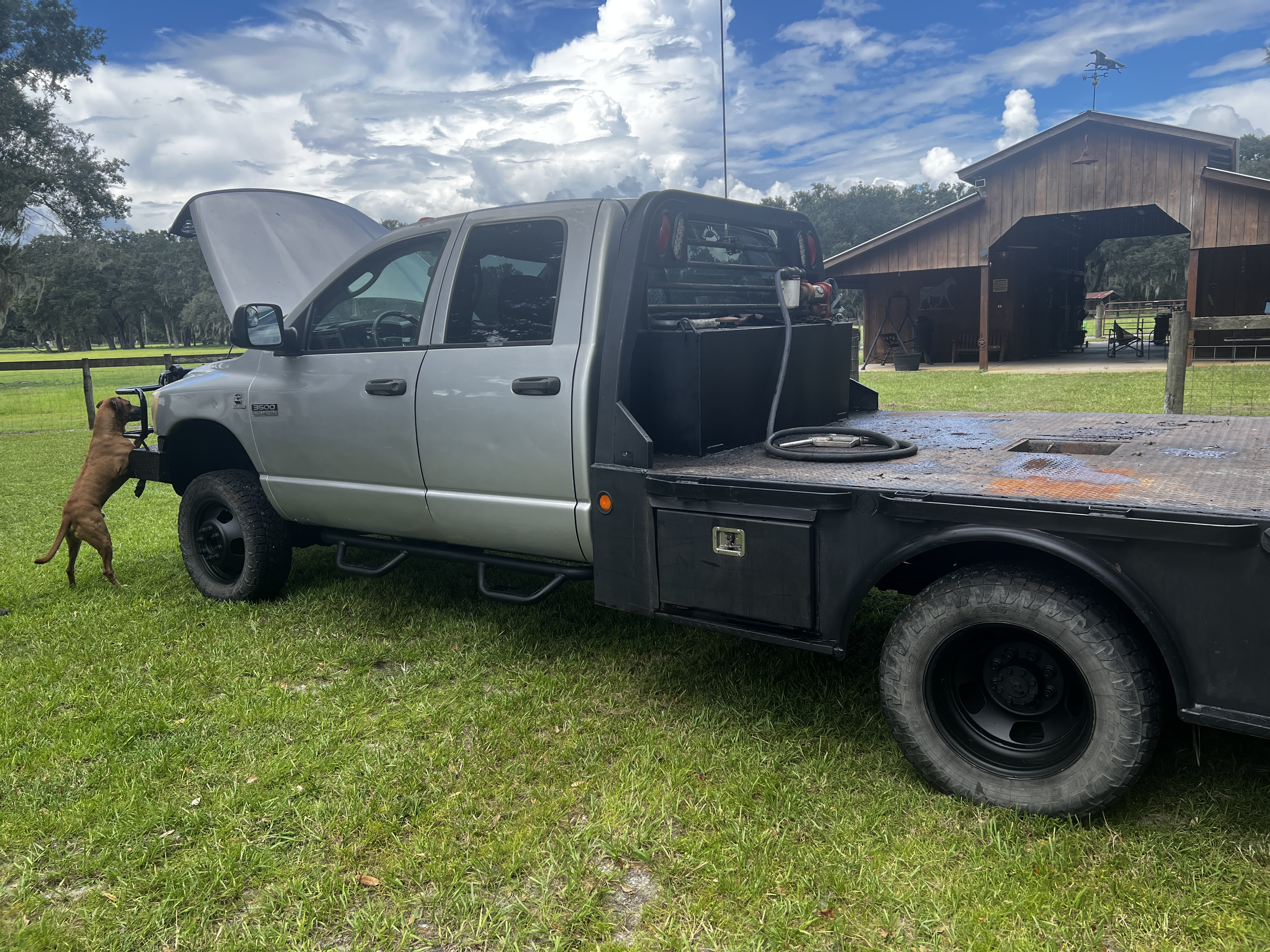 Used 2007 Dodge Ram 3500 Truck 4x4 Quad Cab DRW w/ ST Decor Group image 1