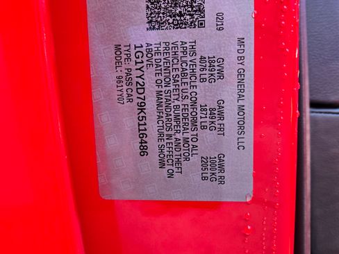 Used 2019 Chevrolet Corvette Grand Sport image 9