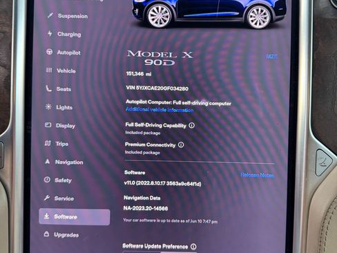 Used 2016 Tesla Model X 90D AWD/4WD image 12