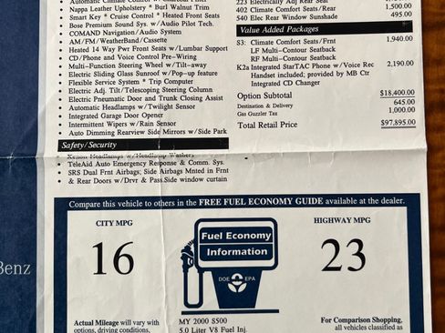Used 2000 Mercedes-Benz S 500 image 4