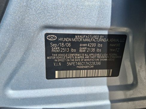 Used 2007 Hyundai Sonata GLS image 12