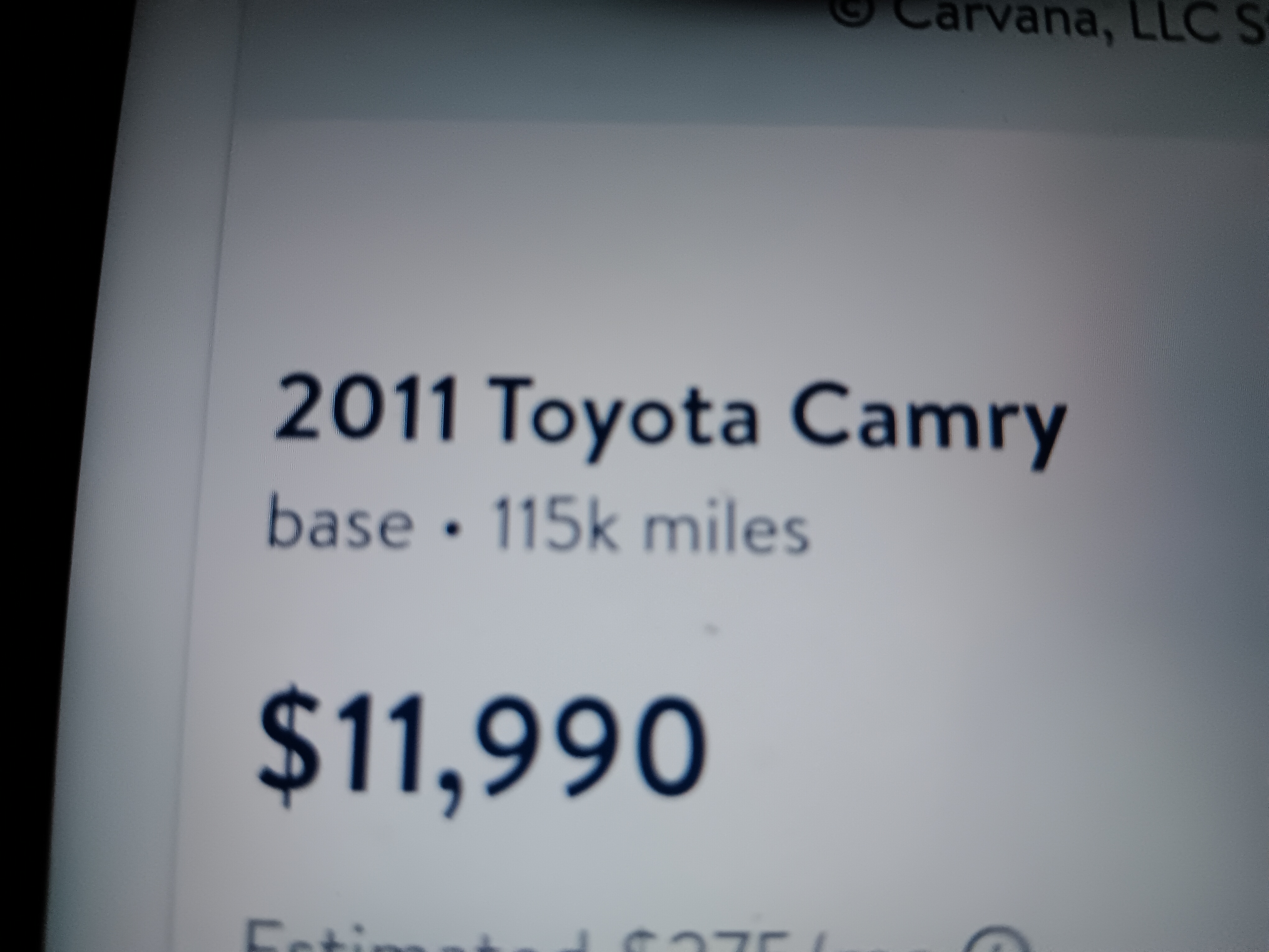 Used 2011 Toyota Camry LE w/ LE Extra-Value Pkg FWD image 4