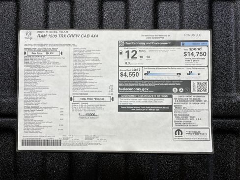 Used 2023 RAM 1500 TRX w/ TRX Level 2 Equipment Group image 12