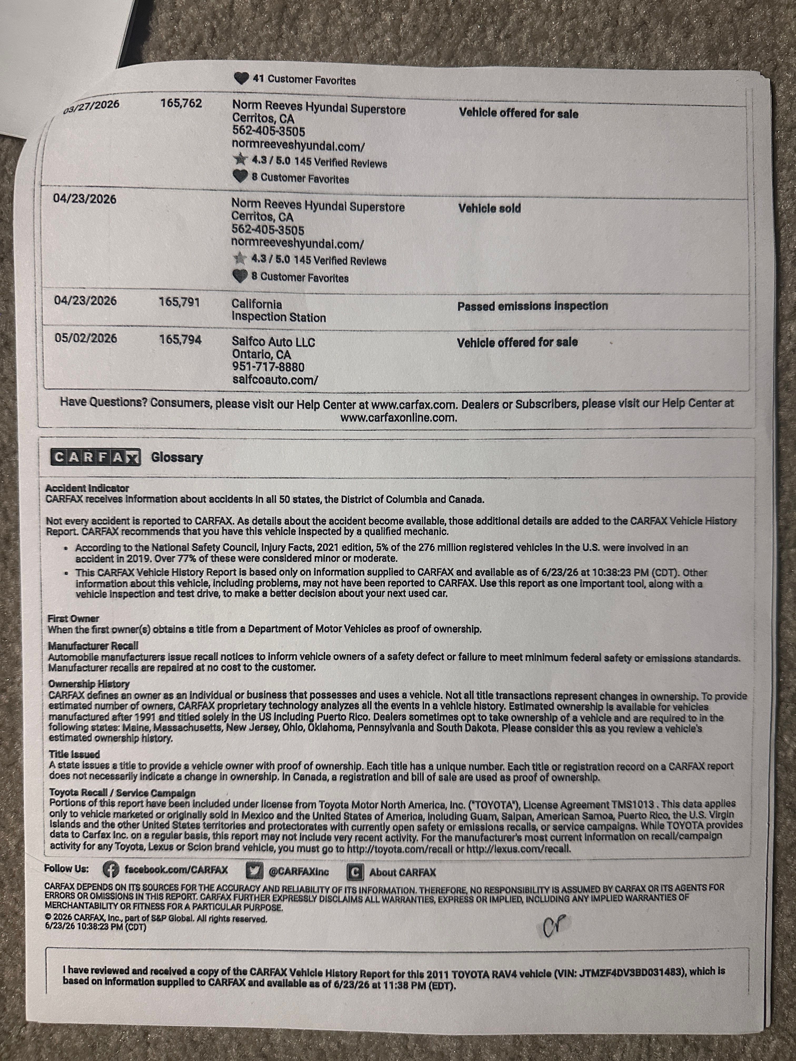 Used 2011 Toyota RAV4 2WD w/ Base L4 Extra Value Pkg image 17