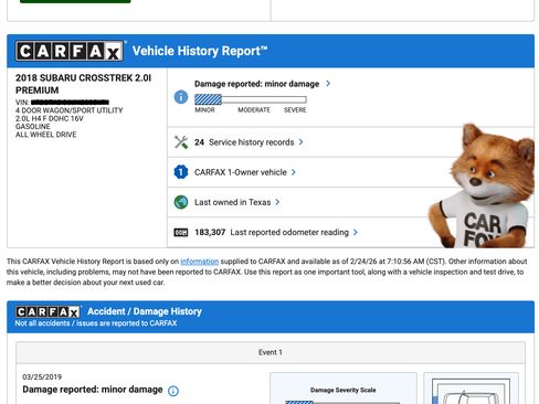 Used 2018 Subaru Crosstrek 2.0i Premium w/ Eyesight System image 30