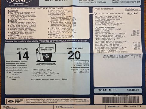 Used 2006 Ford Explorer Eddie Bauer image 16
