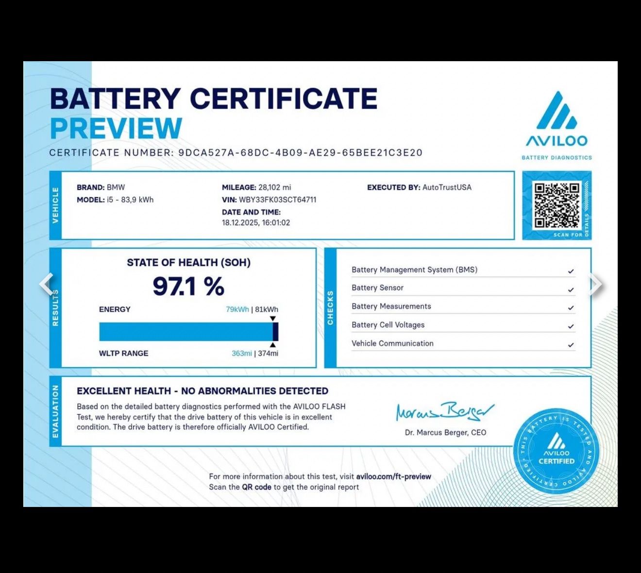 Used 2025 BMW i5 eDrive40i w/ Premium Package RWD image 9