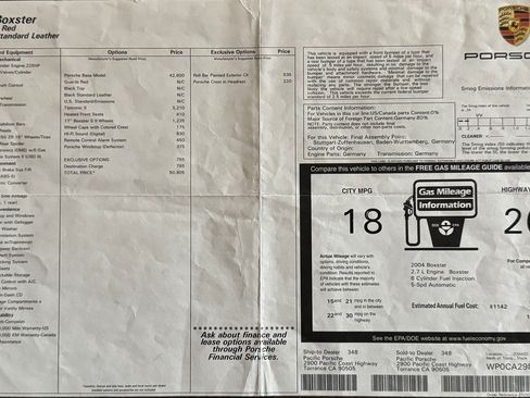 Used 2004 Porsche Boxster image 14