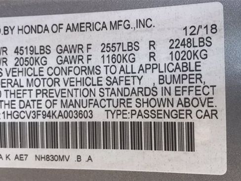 Used 2019 Honda Accord Touring image 25