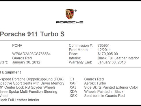 Used 2012 Porsche 911 Turbo S image 22