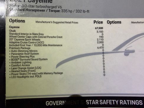 Used 2021 Porsche Cayenne Sport Utility 4D image 32