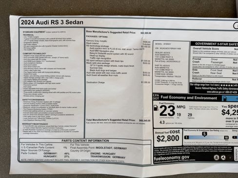 Used 2024 Audi RS 3 image 32