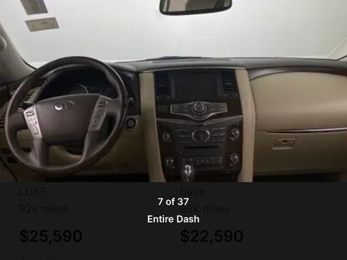 Used 2017 INFINITI QX80 4WD w/ Driver Assistance Package image 12