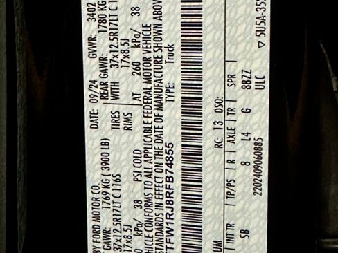 Used 2024 Ford F150 Raptor R w/ Equipment Group 803A Raptor R image 22