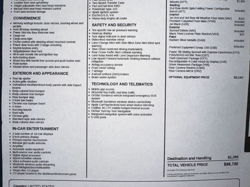 Used 2018 Cadillac Escalade Luxury image 16