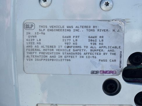 Used 1997 Chevrolet Camaro SS w/ SS Alteration Pkg image 11