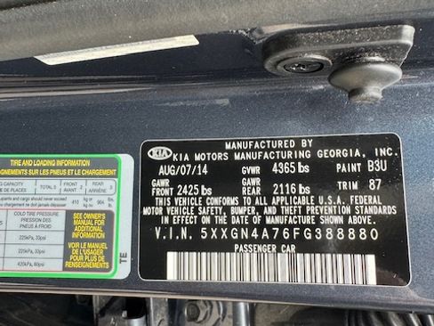 Used 2015 Kia Optima EX w/ EX Premium Package image 18