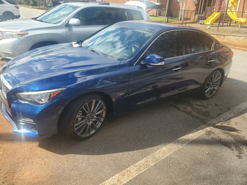 Used 2016 INFINITI Q50 Red Sport 400 image 9