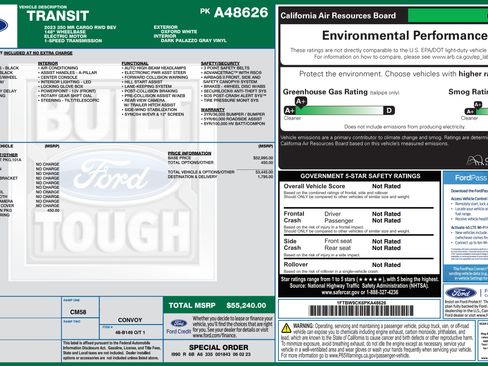 Used 2023 Ford E-Transit Medium Roof w/ Load Area Protection Package RWD image 13