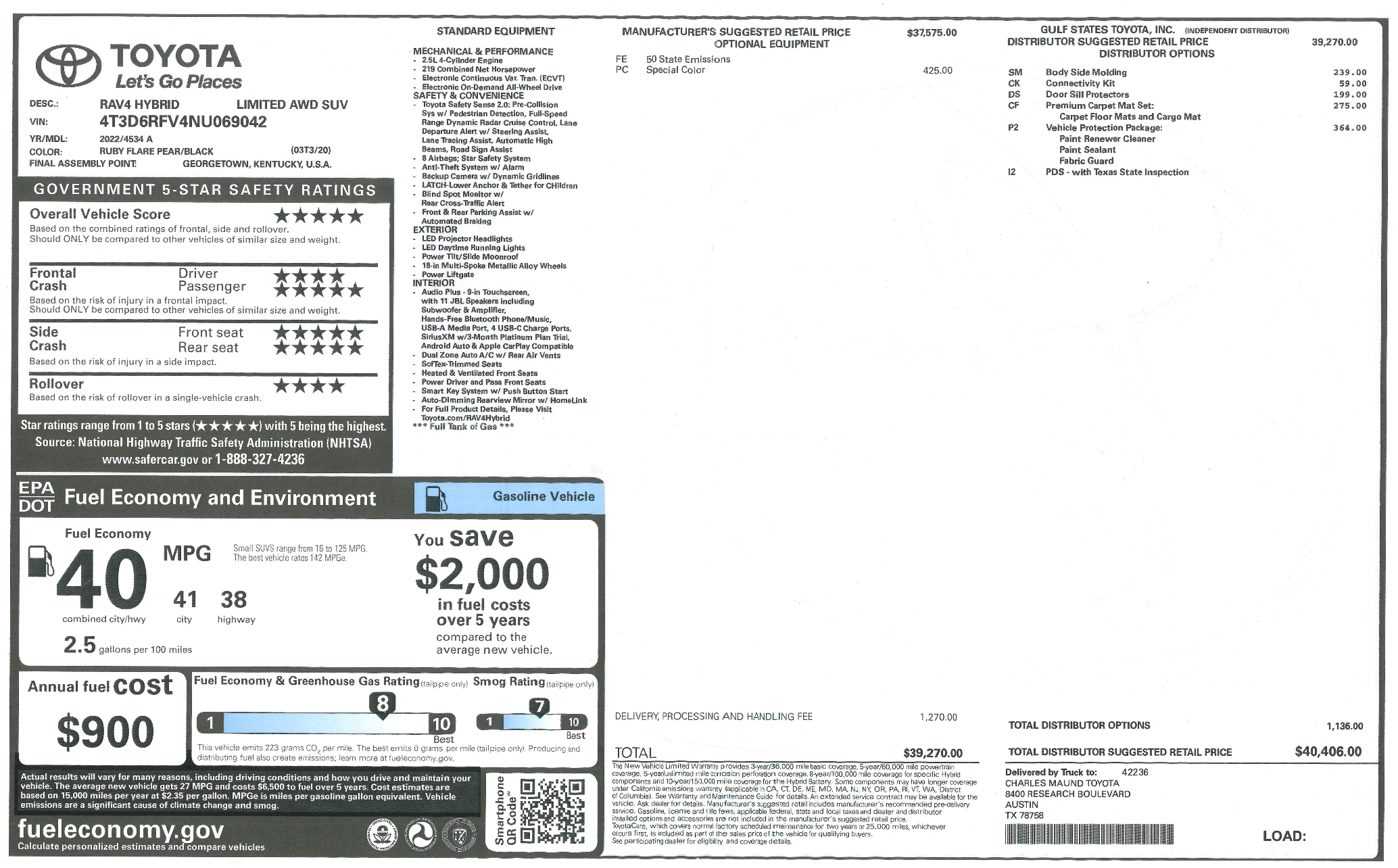 Used 2022 Toyota RAV4 Limited AWD/4WD image 19