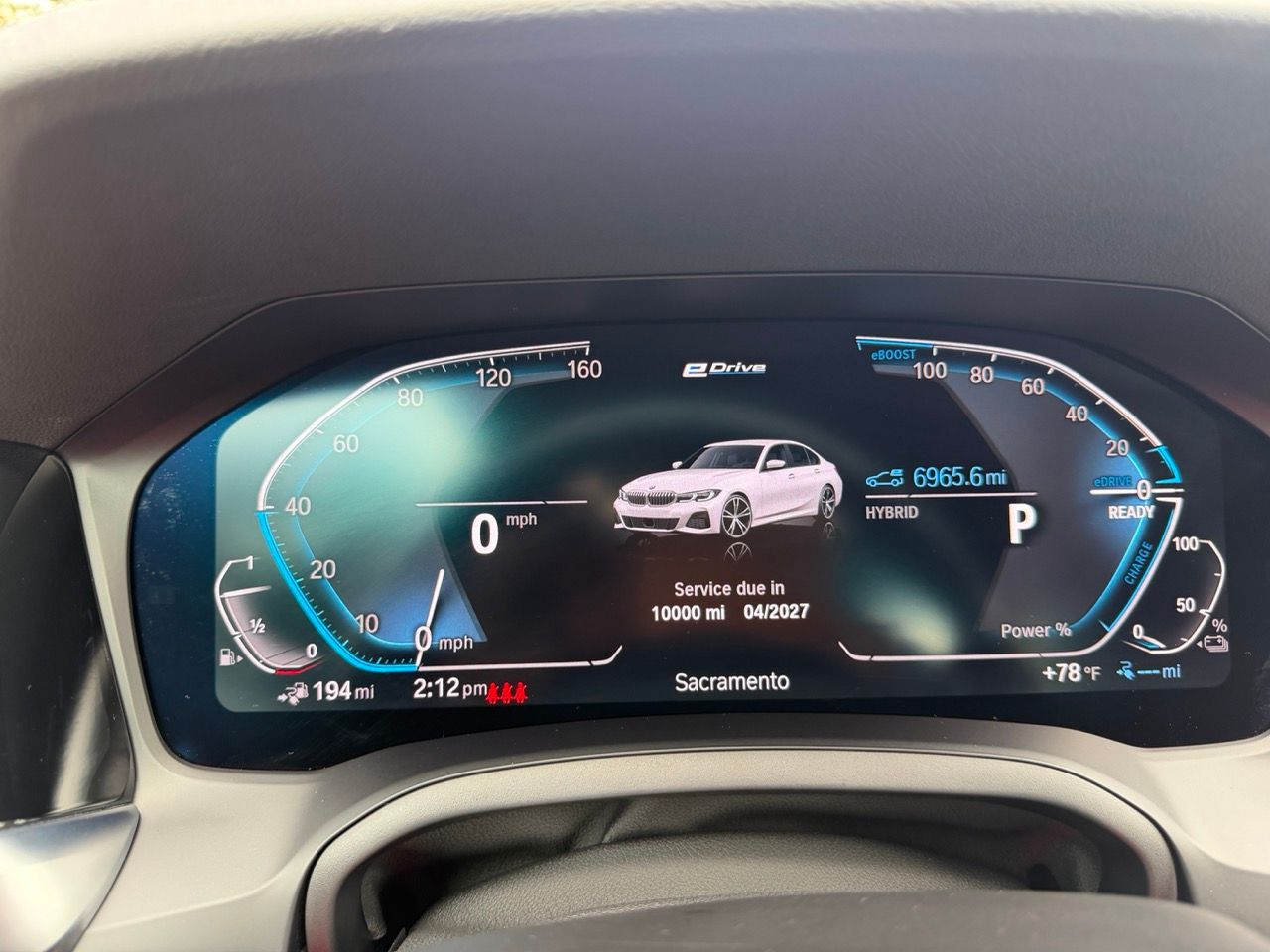 Used 2022 BMW 330e w/ M Sport Package RWD image 2